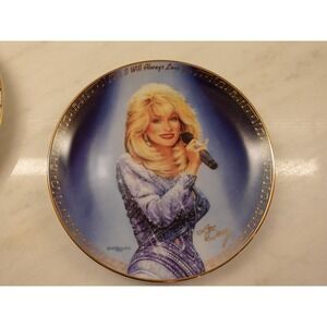 Dolly Parton "I Will Always Love You" Plate Bradford Exchange - 1st Issue #3702A